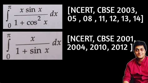 Integrate Xsinx1cos2x From 0 To Pi Integration Of X1sinx From 0