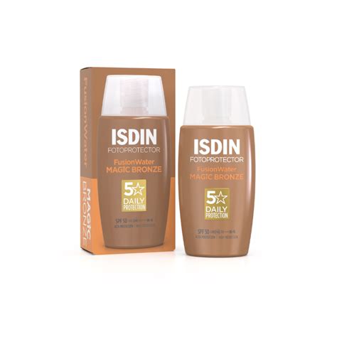 Isdin Fusion Water Magic Color Spf 50 50 Ml Cosmética Farmaelg