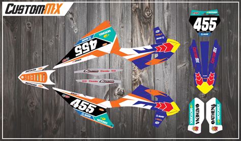 Factory Inspired Ktm Sx Sxf Exc Exc F Graphics Kit Custom Mx