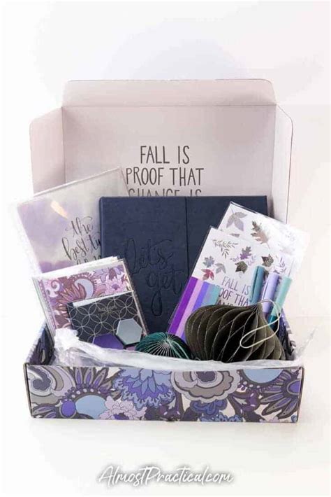 Erin Condren Fall Seasonal Surprise Box Unboxing Spoiler