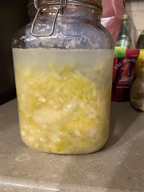 3 weeks into my first sauerkraut! : r/fermentation