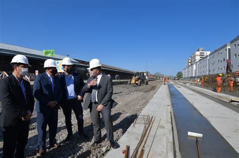 Manzur Y Guerrera Recorrieron Las Obras Del Viaducto Belgrano Sur