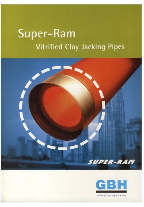 Clay Jacking Pipes Catalogues Ba Contracts Pte Ltd