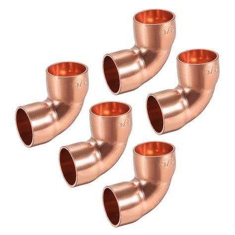 5 8 Inch ID 90 Degree Copper Elbow Short Turn Copper Pipe Fitting