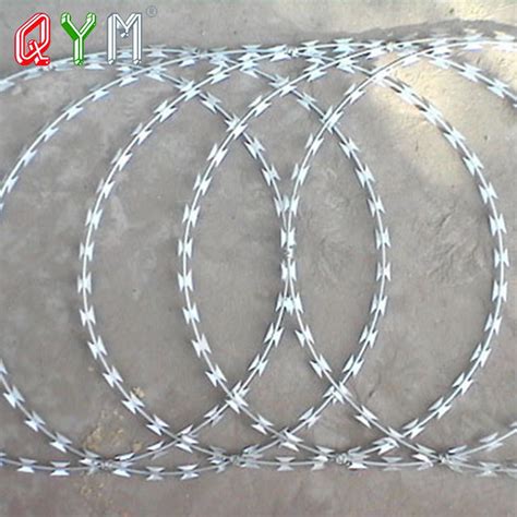 Security Concertina Razor Wire Fence Stainless Steel Razor Wire China