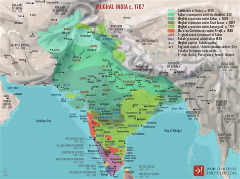 Mughal Empire In India Map Dorisa Josephina