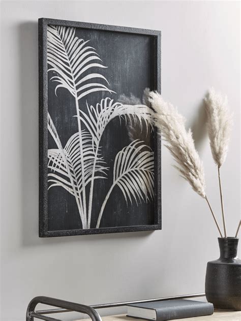 Monochrome Palm Framed Print Home Wall Art Art Wall Wall Art Prints