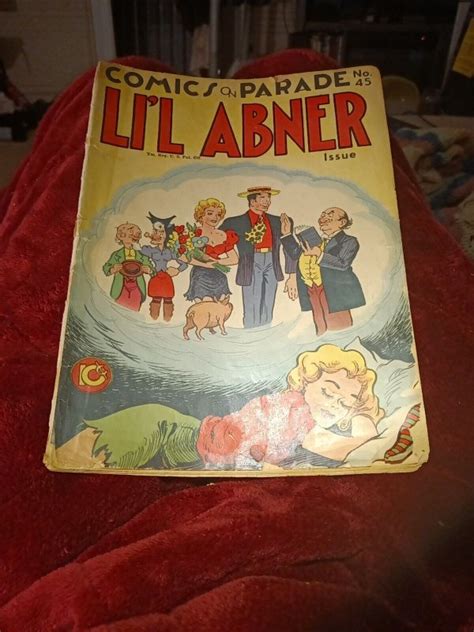 Comics On Parade 45 Ww2 Era 1944 Lil Abner Al Capp Golden Age Daisy