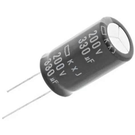 Nippon Chemi Con 330 µF 200 Vdc Aluminum Electrolytic Capacitor 20