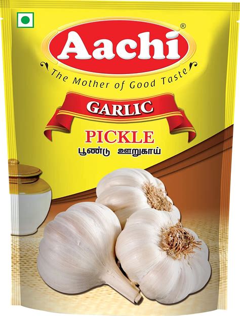 Aachi Garlic Pickles Pouch Pack Of Amazon In Grocery Gourmet