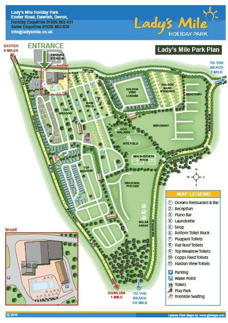 Holiday Park Map Designers and Caravan Site Maps