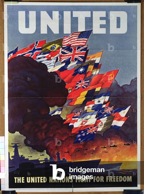 Image Of The United Nations Fight For Freedom Wartime Propaganda