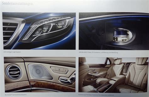 W222 Mercedes Benz S Class Brochure Leaked