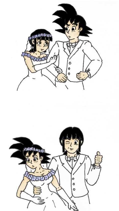 Goku and ChiChi's Wedding by starrdust411 on DeviantArt