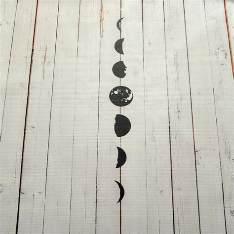 Moon Phases Wall Decal - Walyou