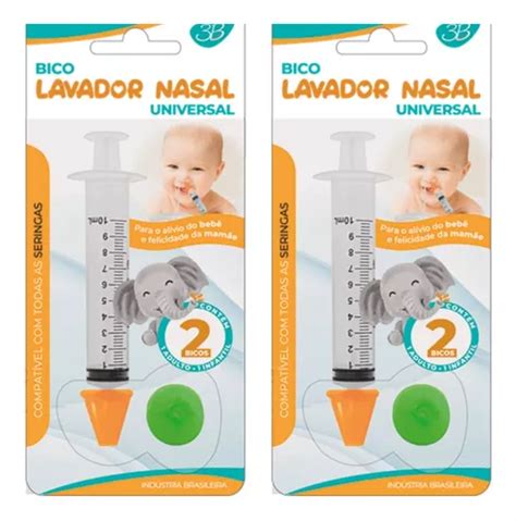 Lavador Nasal Infantil Seringa Limpeza Bico Silicone Beb Mercadolivre