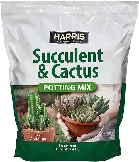 Harris Mezcla de tierra prémium para macetas para suculentas y cactus