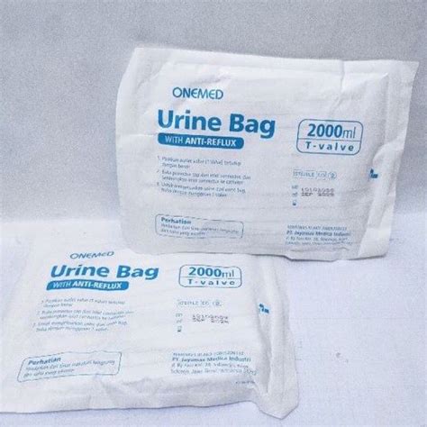 Jual Urine Bag Onemed T Valve Pcs Shopee Indonesia