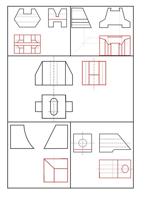 Exercice De Dessin Industriel Les Vues