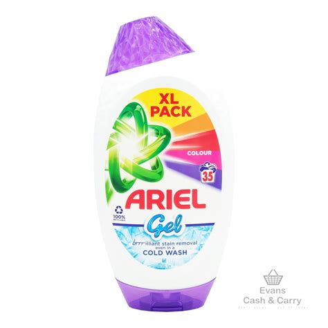 Ariel Colour Washing Liquid Laundry Detergent Gel Xl Pack 35 Wash