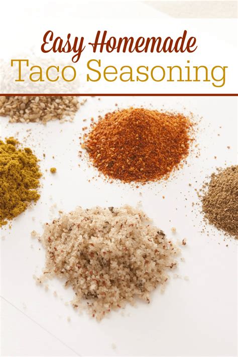 Easy Homemade Taco Seasoning The Humbled Homemaker