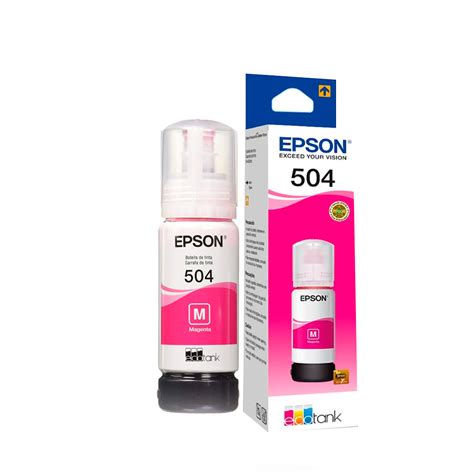 Tinta Epson 504 Magenta T504320 AL Preço Imbatível SempreTech