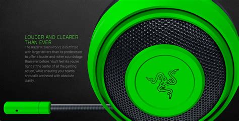 Razer Kraken Pro V2 Gaming Headset with Mic Black