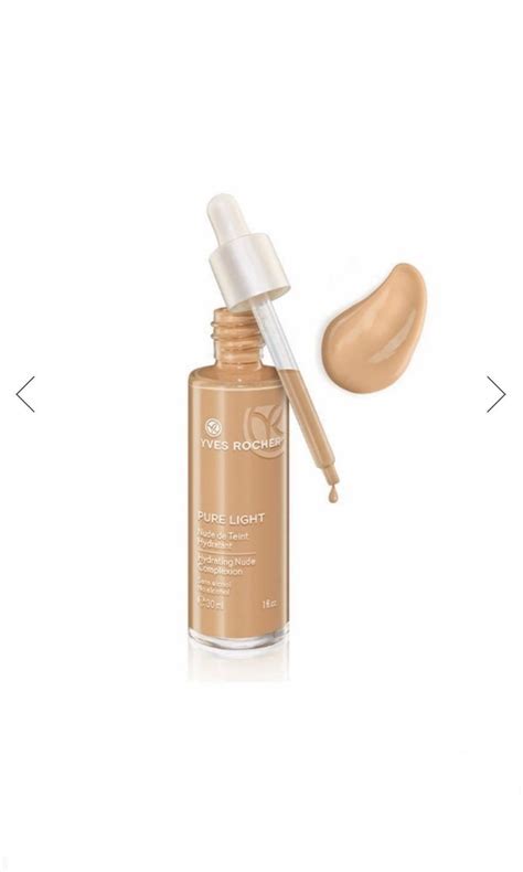 YVES ROCHER PURE LIGHT Moisturizing Nude Foundation Beauty Personal Care Face Makeup On