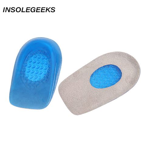 New Silicone Gel Orthopedic Insoles Back Pad Heel Cup For Calcaneal