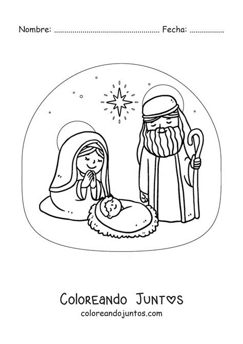 Nacimiento del Niño Jesús | Coloreando Juntos | Printable christmas ...