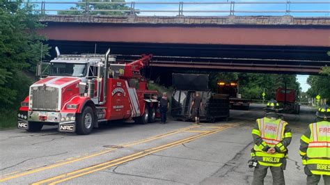 Dump Truck Hits Bridge On Allens Creek Rd In Brighton Rochesterfirst