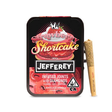 West Coast Cure Strawberry Shortcake Jefferey Infused Joint 65g 5