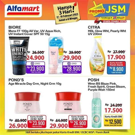 Promo JSM Alfamart Terbaru 17 19 Februari 2023 Belanja Lebih Murah Di