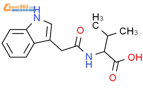 57105 42 7 N 3 吲哚乙酰基 L 缬氨酸化学式、结构式、分子式、mol 960化工网