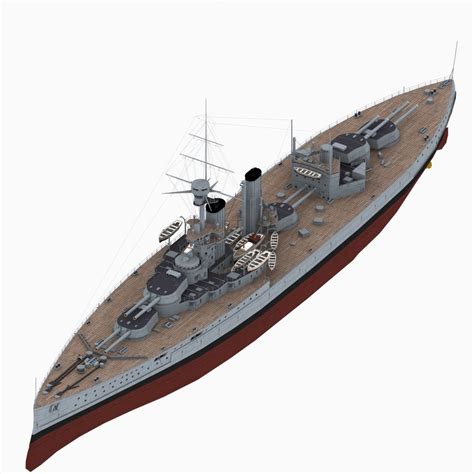 Ww1 Battleship King George 3d Model 1143369 Turbosquid