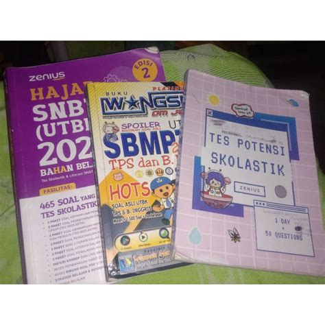 Jual Preloved Buku Buku Hajar Snbt Zenius Wangsit Tps Sbmptn