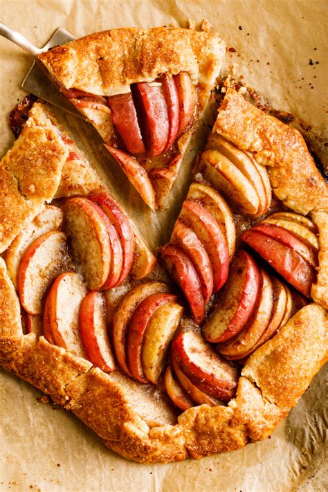 Rustic Apple Galette With Whipped Cream Reluctant Entertainer