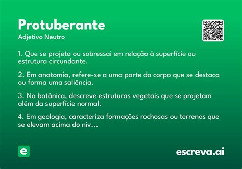 O Que É Protuberante - Protuberante - Significado e Sinônimo - escreva.ai