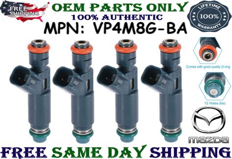 New Oem Denso X Fuel Injectors For Mazda L I L I