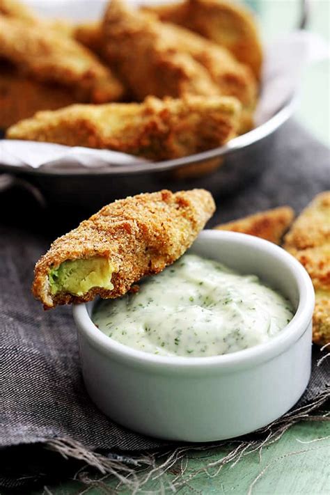 Baked Avocado Fries Creme De La Crumb