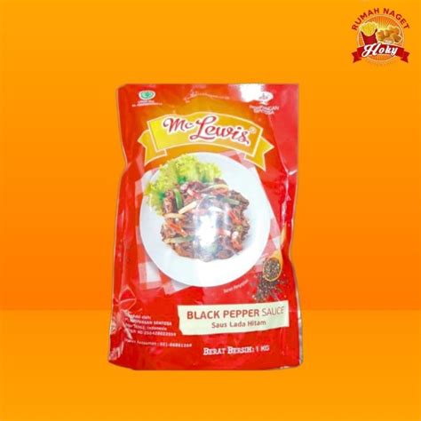 Jual Mc Lewis Black Pepper Saus Lada Hitam 1 Kg Shopee Indonesia