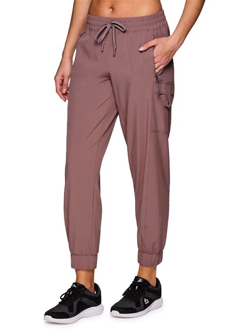 Avalanche Women S Woven Ripstop Cargo Jogger Pants With Zipper Pockets