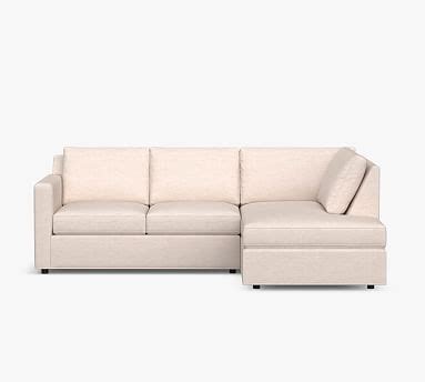 Sanford Square Arm Upholstered Return Bumper Sectional Pottery Barn