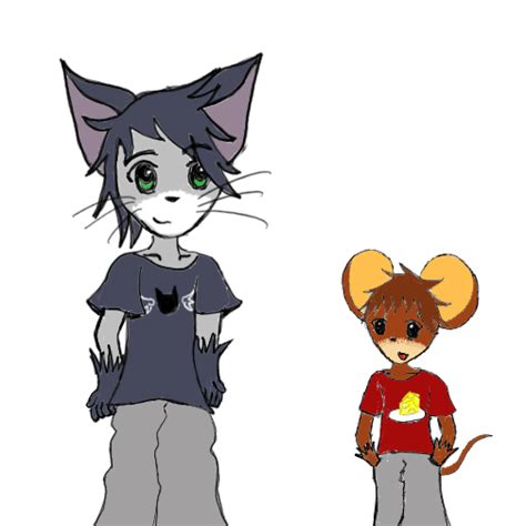 Tom and Jerry Humanized by ultimatefan on DeviantArt