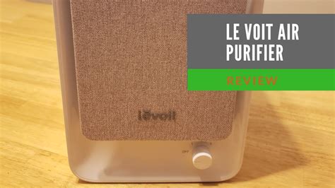 Le Voit Personal Hepa Air Purifier Lv H126 Review Youtube