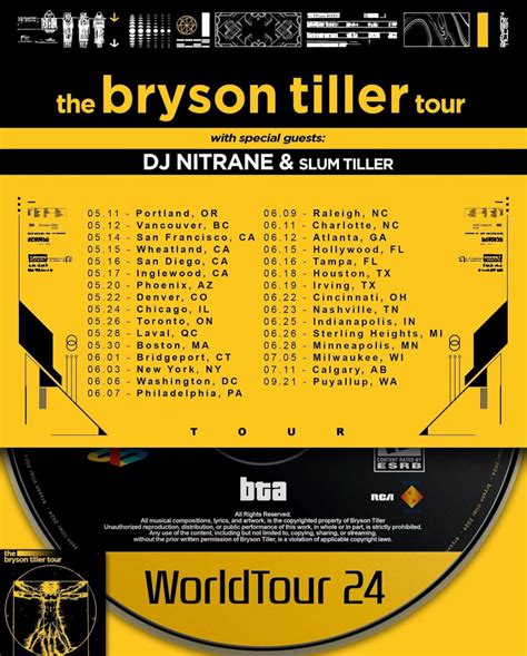 Bryson Tiller Tour Europe Rheba Charmine