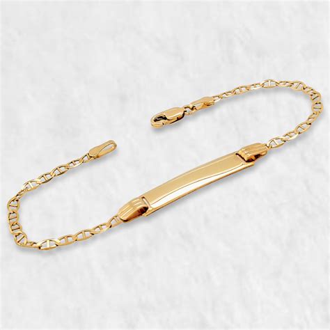 Brazalete Cm Esclava Tejido Mariner Mm Oro Amarillo Kts