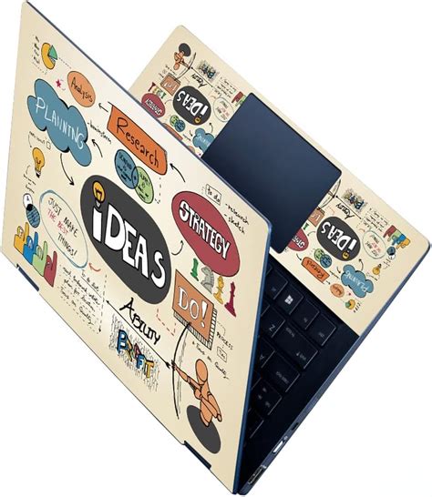 techfit printed full panel laptop skinstickerstretchable vinylcover