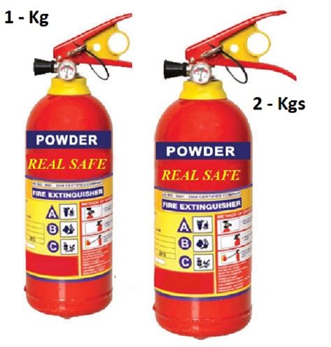 Real Safe Mild Steel ABC Stored Pressure Fire Extinguisher Capacity 2