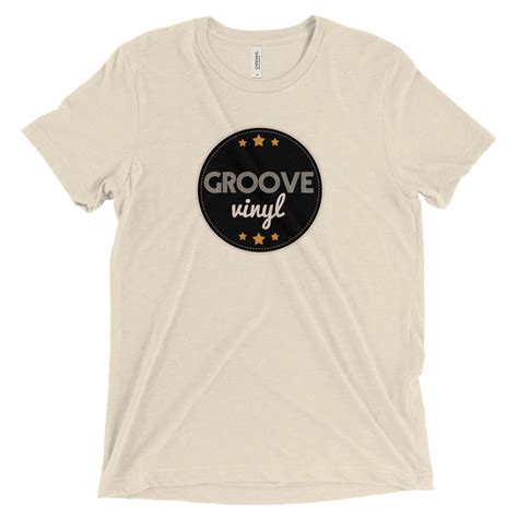 Groove Circle Logo Tri Blend Crewneck T Shirt Groove Vinyl Groove